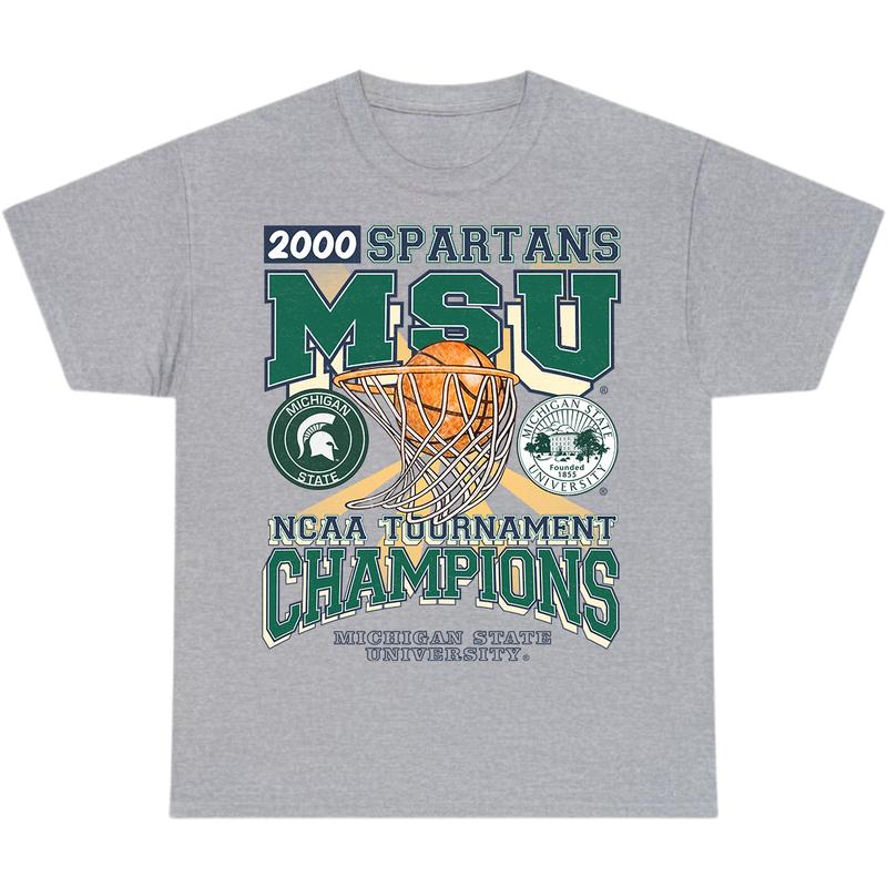 Michigan State University, T-Shirt, MSU Spartans Tournamen T-Shirt, Full Color T-Shirt, Unisex T-Shirt, For Men, For Women billabongshirts