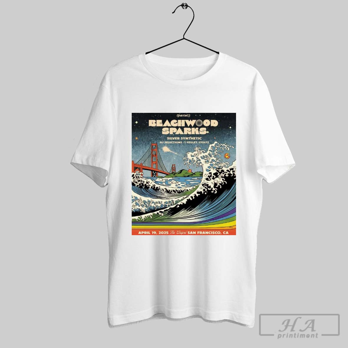 Poster Beachwood Sparks The Chapel San Francisco Ca April 19 2025 T Shirt