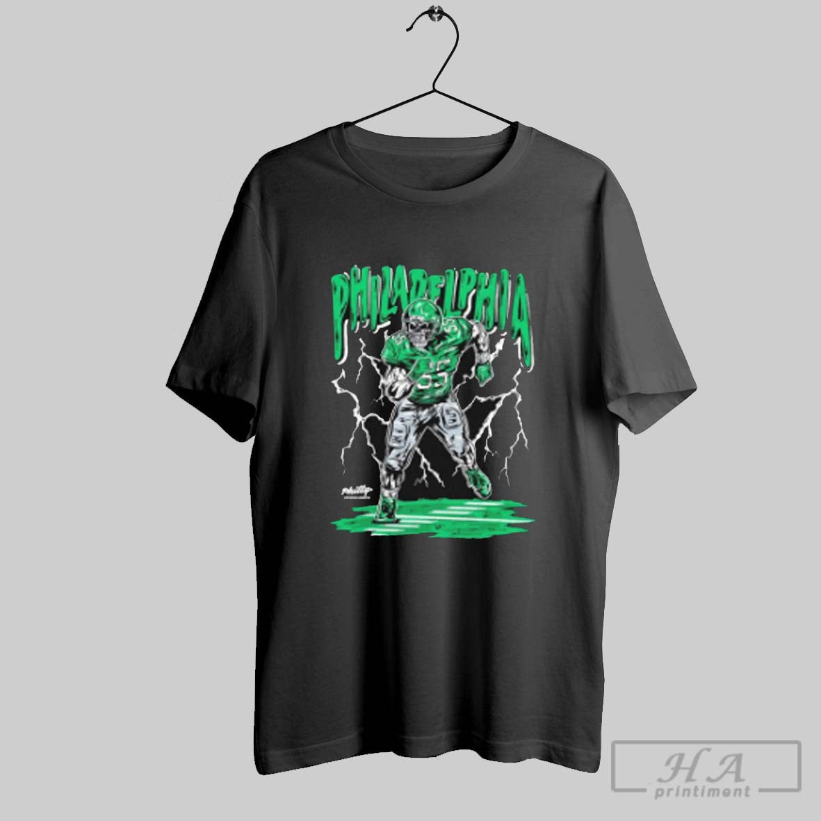 Philadelphia Eagles Philly The Veteran Skelly T Shirts