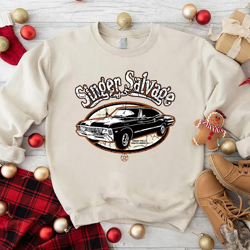 Vintage Supernatural Sinngger Salvaagge Shirt, Gift For Woman and Man Unisex T-Shirt Sweatshirt HoodieQuotes Casual Cotton