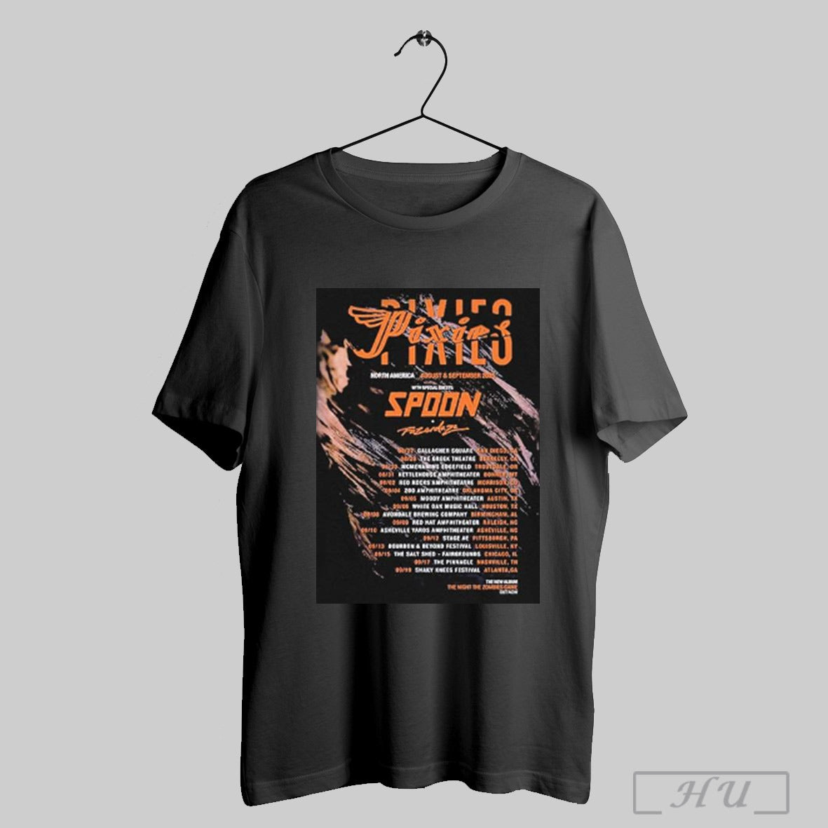 Pixies North American Tour 2025 On August And September Tour Dates T Shirts Sweatshirt