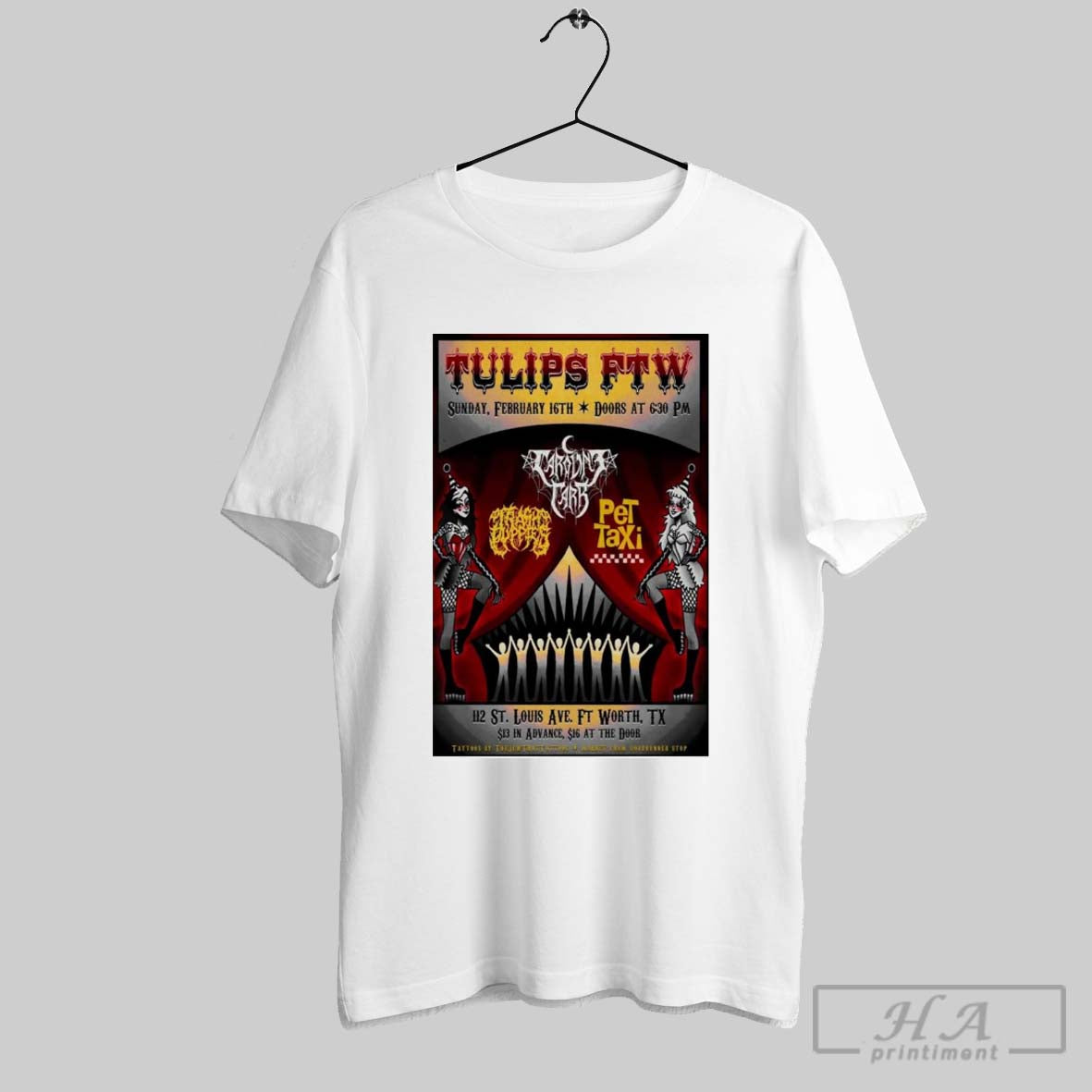 Poster Caroline Carr With Pet Taxi Fort Worth Tx February 16 2025 T Shirt