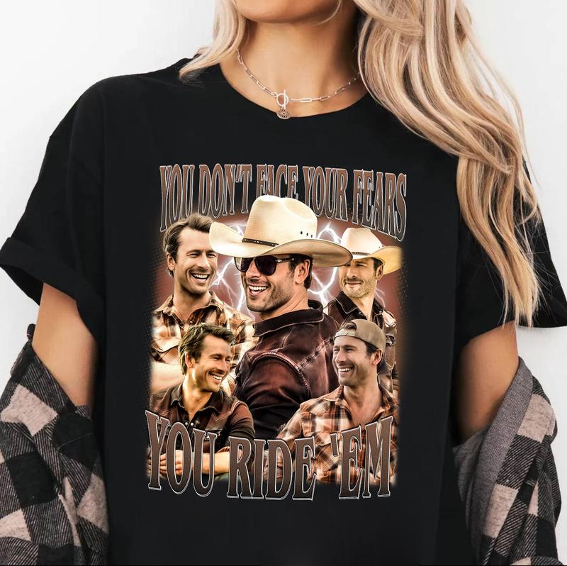 You don’t face your fears, you ride ‘em Gildan T-shirt, Sweatshirt, Hoodie