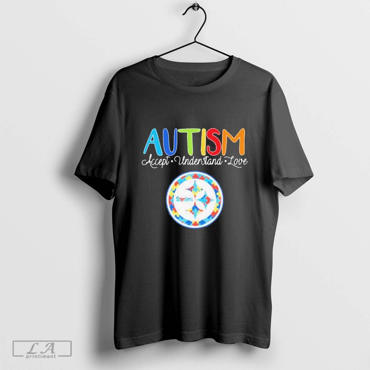 Pittsburgh Steelers Autism Accept Understand Love Shirt