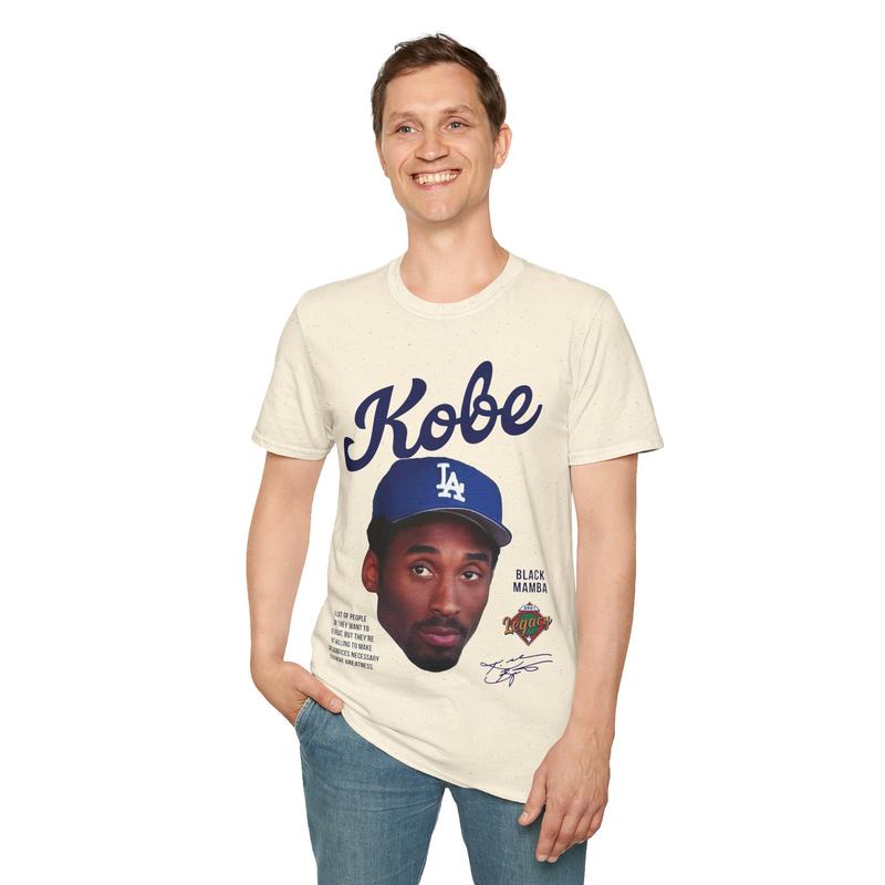 Kobe Dodgers Tribute Vintage Shirt Front-Back Graphic Bootleg Tee