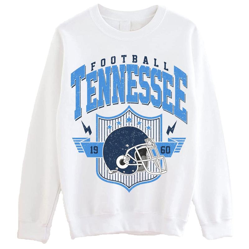 Retro 90s Style Tennessee Football Sweatshirt, Tennessee Team Football Sweatshirt, Tennessee Football, Game Day Sweatshirt, Sunday Tennessee, Gift For