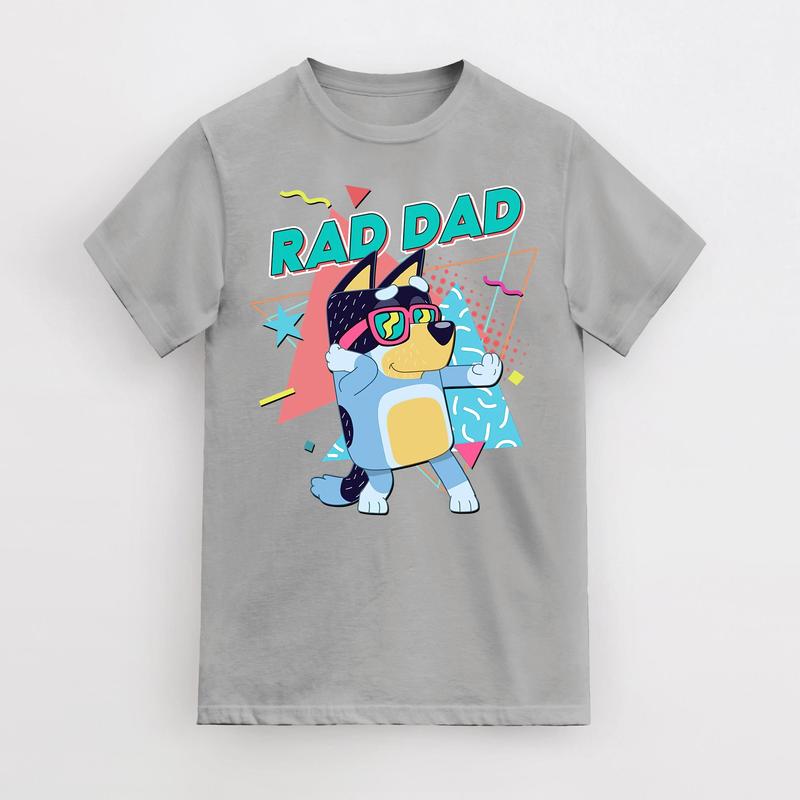 Rad Dad Bluey Shirt, Bluey Bandit Shirt, Father Day Tee, Bluey Dad Shirt, Bluey Family Shirt, Rad Dad Shirt, Fathers Day Gift, Gift for Dad