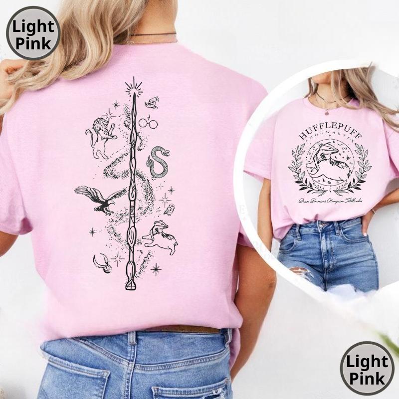 Vintage Hufflepuff T-shirt, Hogwarts Houses Tshirt, Shirt, HP Wizard World Tee, Wizard School Shirt, Potterhead T-shirt Gift, Wizarding World Shirt, W