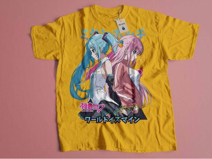 Hatsune miku and Kagamine Rin tshirt, Unisex tshirt