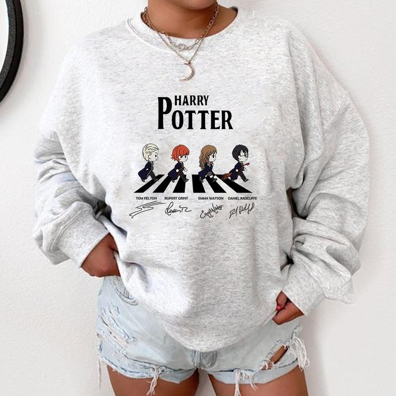HP Actors Sweatshirt Hoodie Shirt, gift for fan Cotton Menswear Relaxed Fit Sweaters Tee