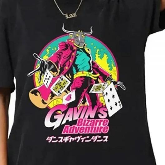 Gavin T-Shirt, Dance Gavin Dance Friends Tour T-Shirt Collar Cotton