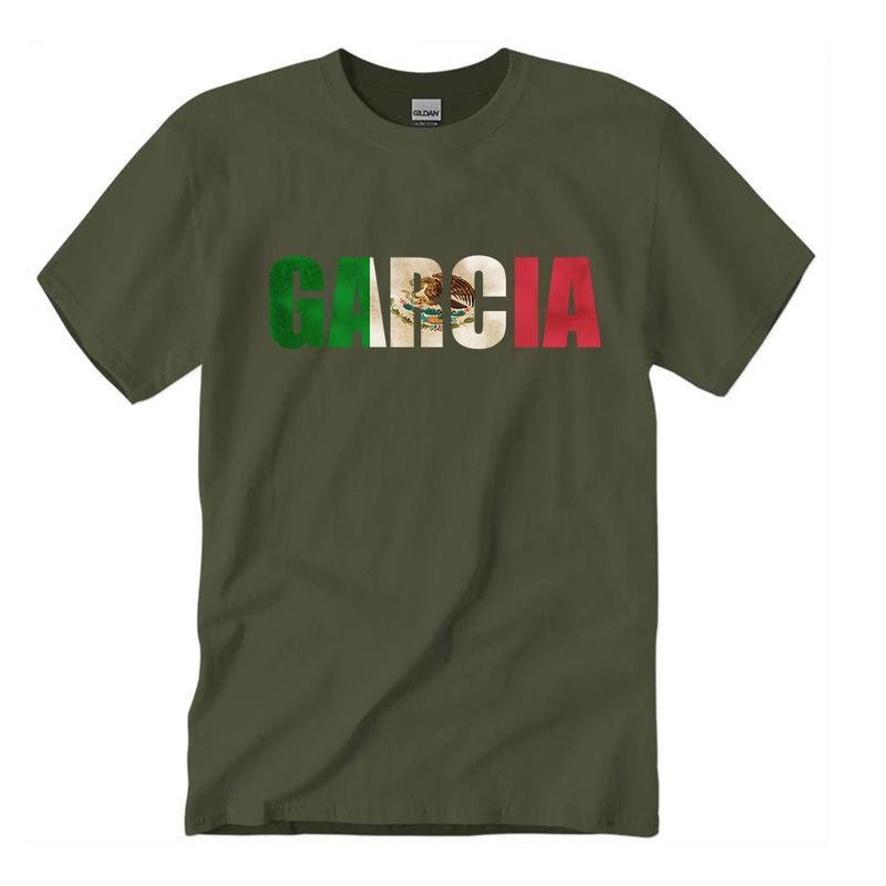 MEXICAN FLAG SHIRTS Unisex Fabric Cotton Collar Classic