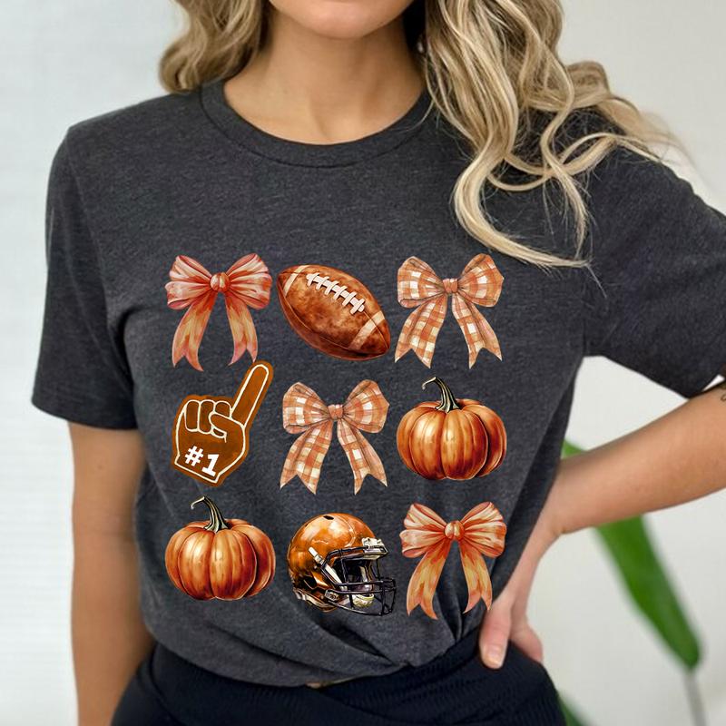 Retro Coquette Football Shirt, Football Mom Shirt, Fall Football Shirt, Game Day Shirt, Football Season, Sport Gift, Football Mama