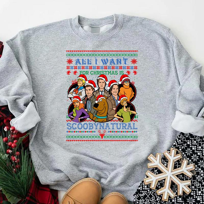 Supernatural Christmas T Shirt, Supernatural Vintage T Shirt, Gift For Woman and Man Unisex T-Shirt Sweatshirt Hoodie