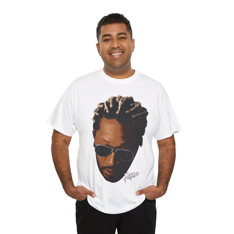 Future Inspired Vintage T-Shirt Rap Tee Concert Merch Rare Hip Hop Graphic Print Casual Classic Cotton Menswear Retro Top Comfy Tshirt Streetwear