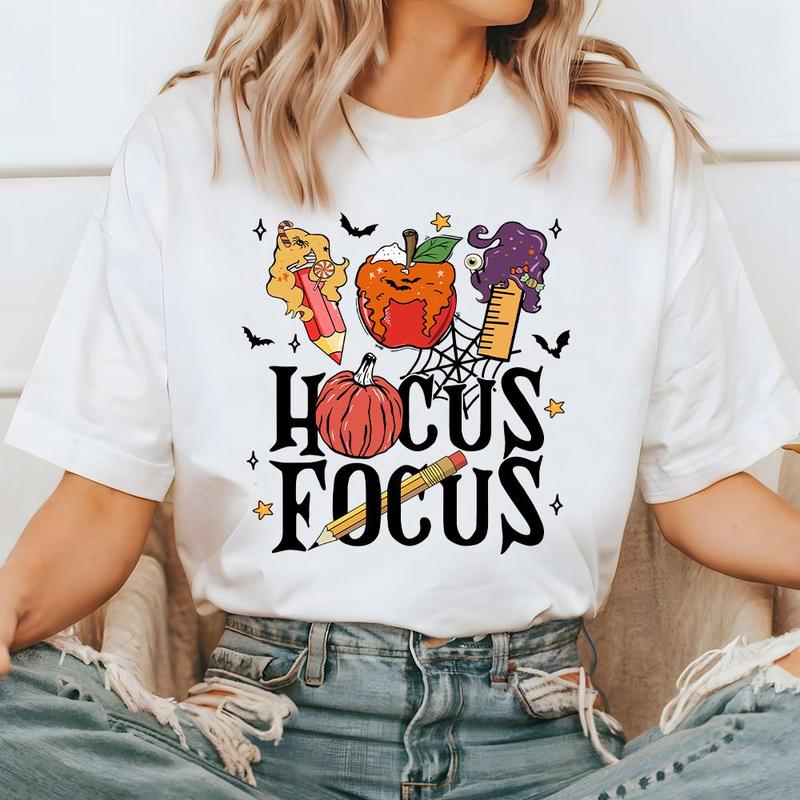 Hocus Focus Teacher Shirt, Halloween Teacher T-Shirt Sweatshirt, Hoodie, Fall Teacher Shirt, I Smell Children Teacher T-shirt, Gift for Teacher