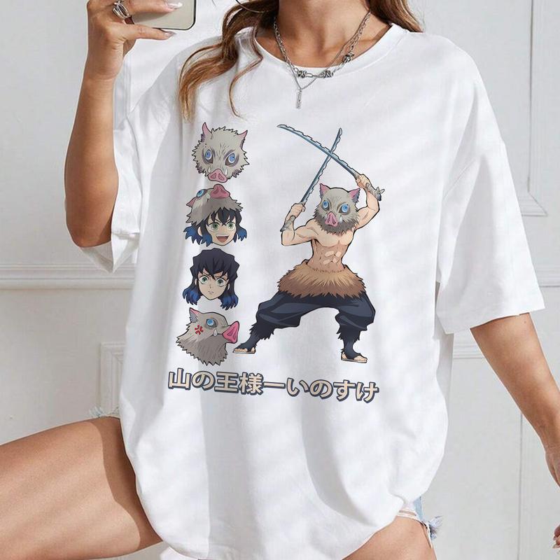 Inosuke T-Shirt, Beast Breathing Shirt, Demon Slayer t-shirt, Kimetsu no Yaiba Anime sweatshirt hoodie, Anime lover t-shirt, Demon Slayers To The Has