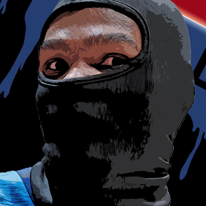 Kevin Durant Slim Reaper KD USA Ski Mask Revenge Team Custom Design Graphic Tee Crewneck Cotton