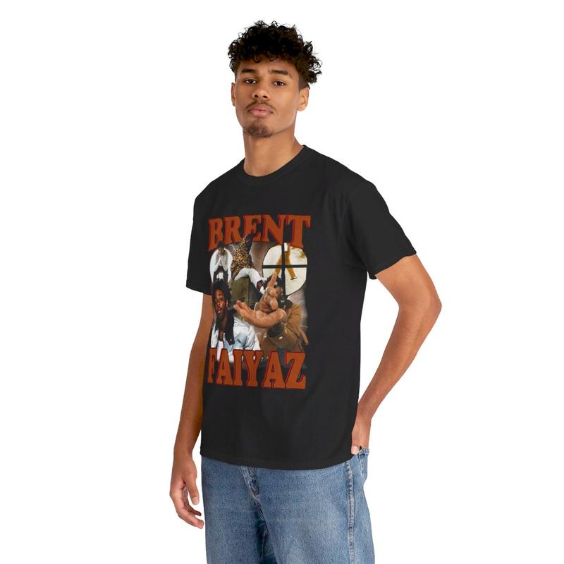 Brent Faiyaz Vintage 90s Rap Tees , Sonder, Hip hop RnB Shirt Casual Cotton Menswear Top Classic Graphics Smooth Underwear Tshirt Streetwear