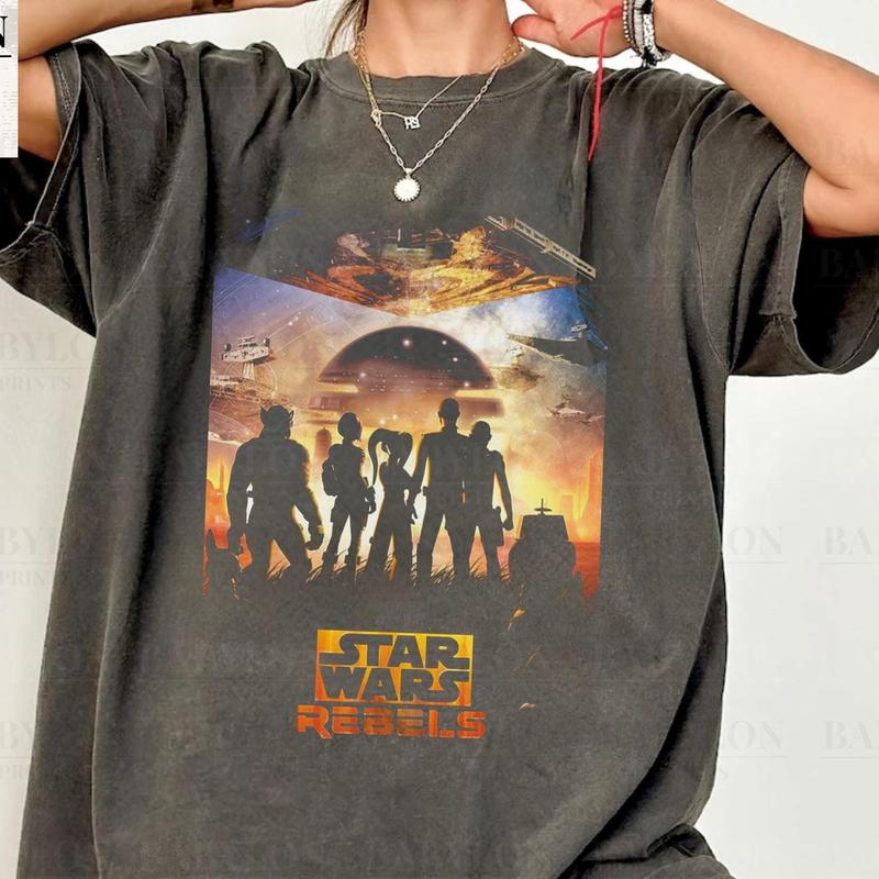 Star Galaxy'S Edge Wars Rebels T Shirt Sweatshirt Hoodie Ezra Bridger Hera Syndulla Thrawn Kanan Jarrus Chopper Sabine Wren Rebels Crew T Shirt