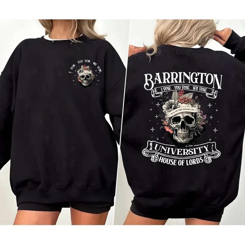 Retro Barrington University The Ritual Sweatshirt, Shantel Tessier Merch, Book Lover Shirt, Bookish Merch, Booktok Shirt, LORDS Series Book Shirt, Dar