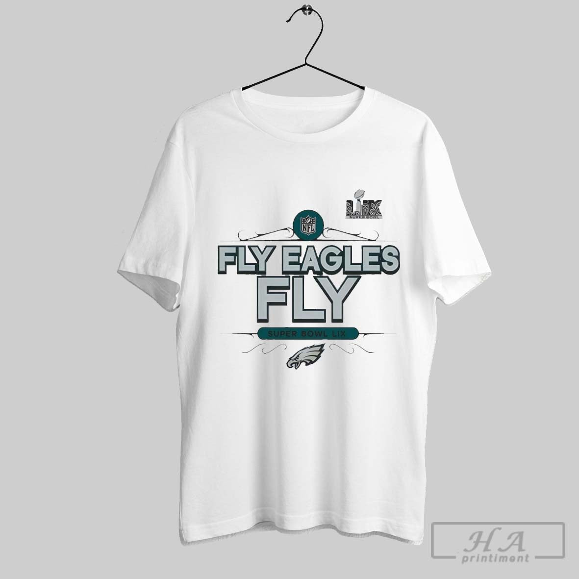 Philadelphia Eagles Win Washington Commanders Fly Eagles Fly Nfl 2024 Super Bowl Participant Local Team T Shirt