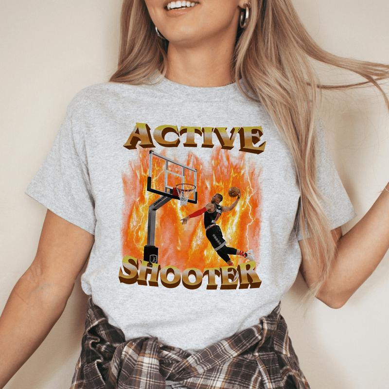 Active T-Shirt , Funny Meme T-ShirtS , Unisex TShirt , Basketball Tee, Gift For Him For Mens, Womens