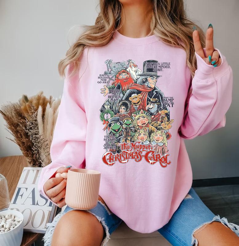The Muppet Christmas Carol Sweatshirt, Kermit The Frog, Gonzo, Miss Piggy, Christmas Movie Shirt, Merry Christmas