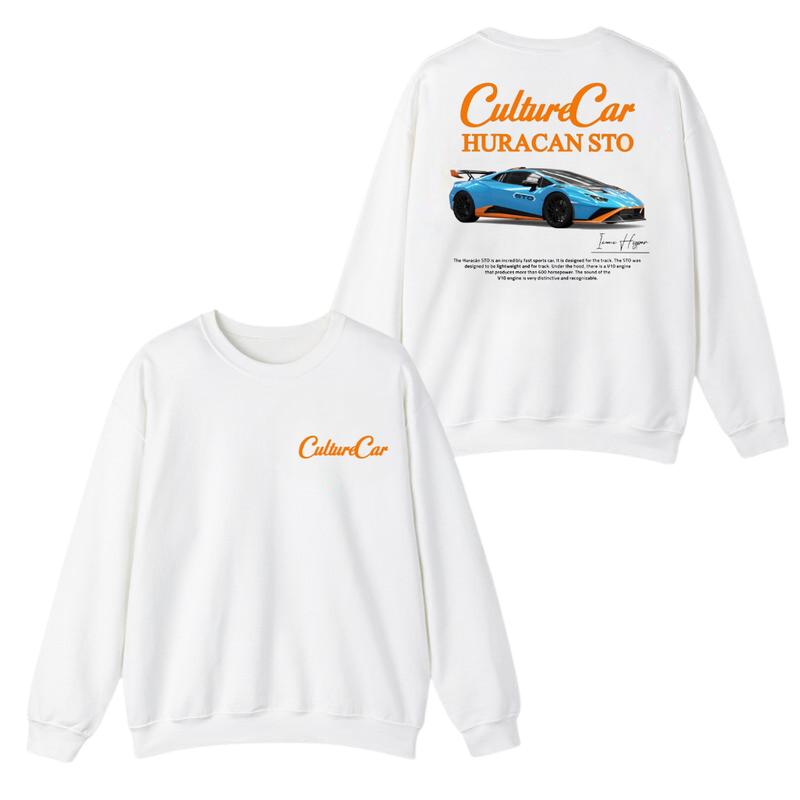 Lamborghini Huracan STO T-shirt, Hoodie, Sweater, Car Enthusiast Shirt, Car Clothing, Unisex, Vintage car shirt