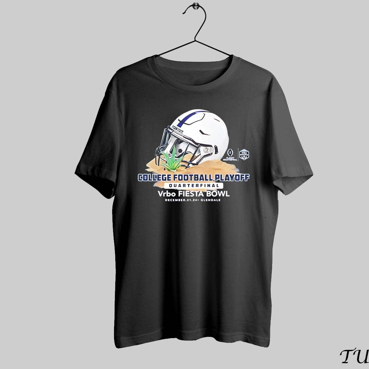 Penn State Nittany Lions 2024 College Football Playoffs Quarter Finals Bound Vrbo Fiesta Bowl Helmet Shirt