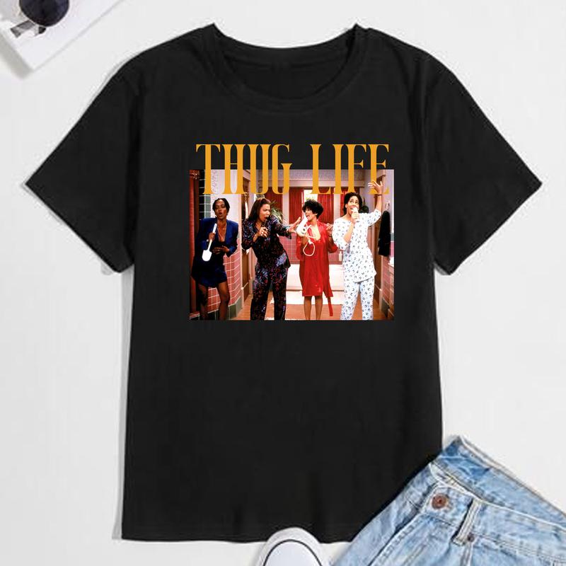 Thug Life Living Single Shirt, Thug Life Tee Shirt, Living Single T-shirt, Fan Sweatshirt, 80s Single Shirt, Gift For Musics Loves