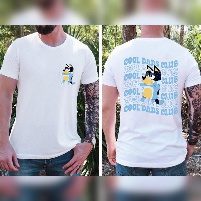 Bluey Cool Dad Club Shirt, Bandit Cool Dad Club T Shirt, Bluey Bandit Shirt, Dad Birthday Gift, Dad Bluey Shirt, Bluey Family Shirt
