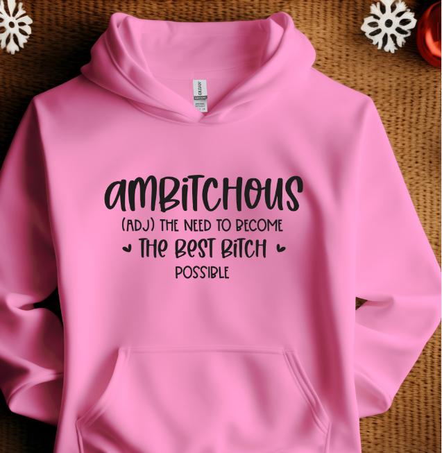 Ambitious Sweatshirt Casual Pullover Hoodie Sweaters