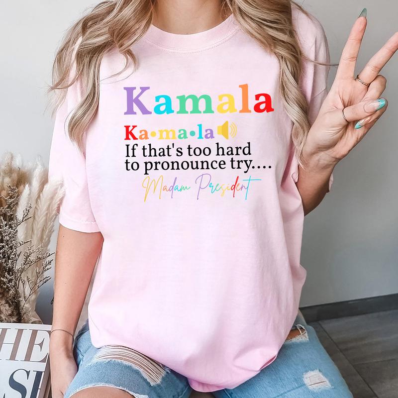 Madam President Tshirt, Kamala Harris 2024 Shirt, Anti Trump, Kamala Rally, Harris 2024 Shirt, Presidential Election 2024, Democrat Party T-shirt, Vot