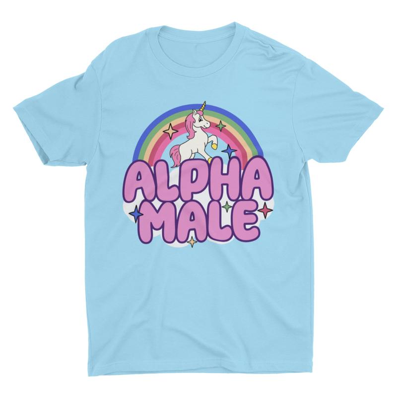 Ironic Alpha Male Unicorn Funny Shirts