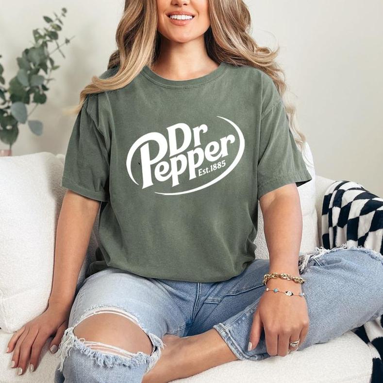 Dr Pepper Shirt Dr Pepper Lover, Universal Graphic Tee Tshirt, Full Color, For Men, For Women