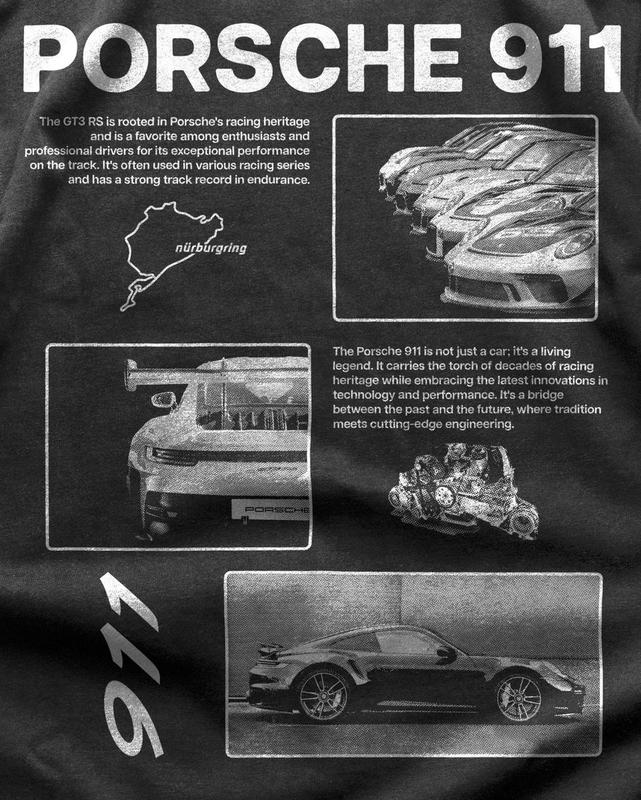 Porsche 911 Heritage Streetwear T-Shirt Elevate Your Style with Comfort and Legendary Design Casual Cotton