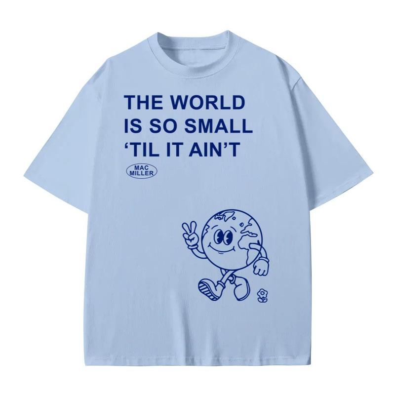 Mac Miller Vintage Blue World Unisex Shirt Menswear Top