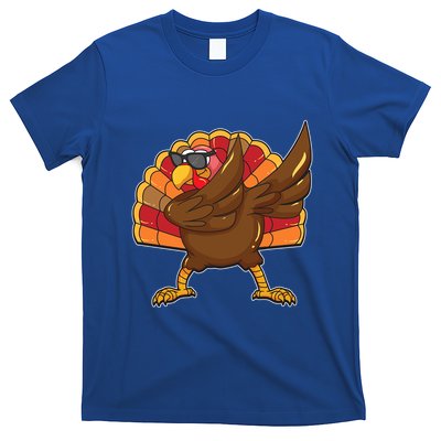 Dabbing Turkey Thanksgiving Cool Gift T-Shirt