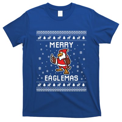 Eagles Ugly Christmas Sweater Eagles Lover Holiday Present Gift T-Shirt