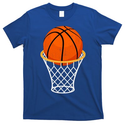 Funny Basketball Design For Basketball Lover Dad Mom Son Cool Gift T-Shirt