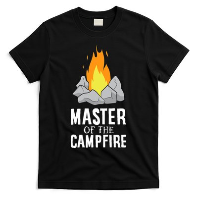 Funny Camping Master Of The Campfire Outdoor Camper T-Shirt