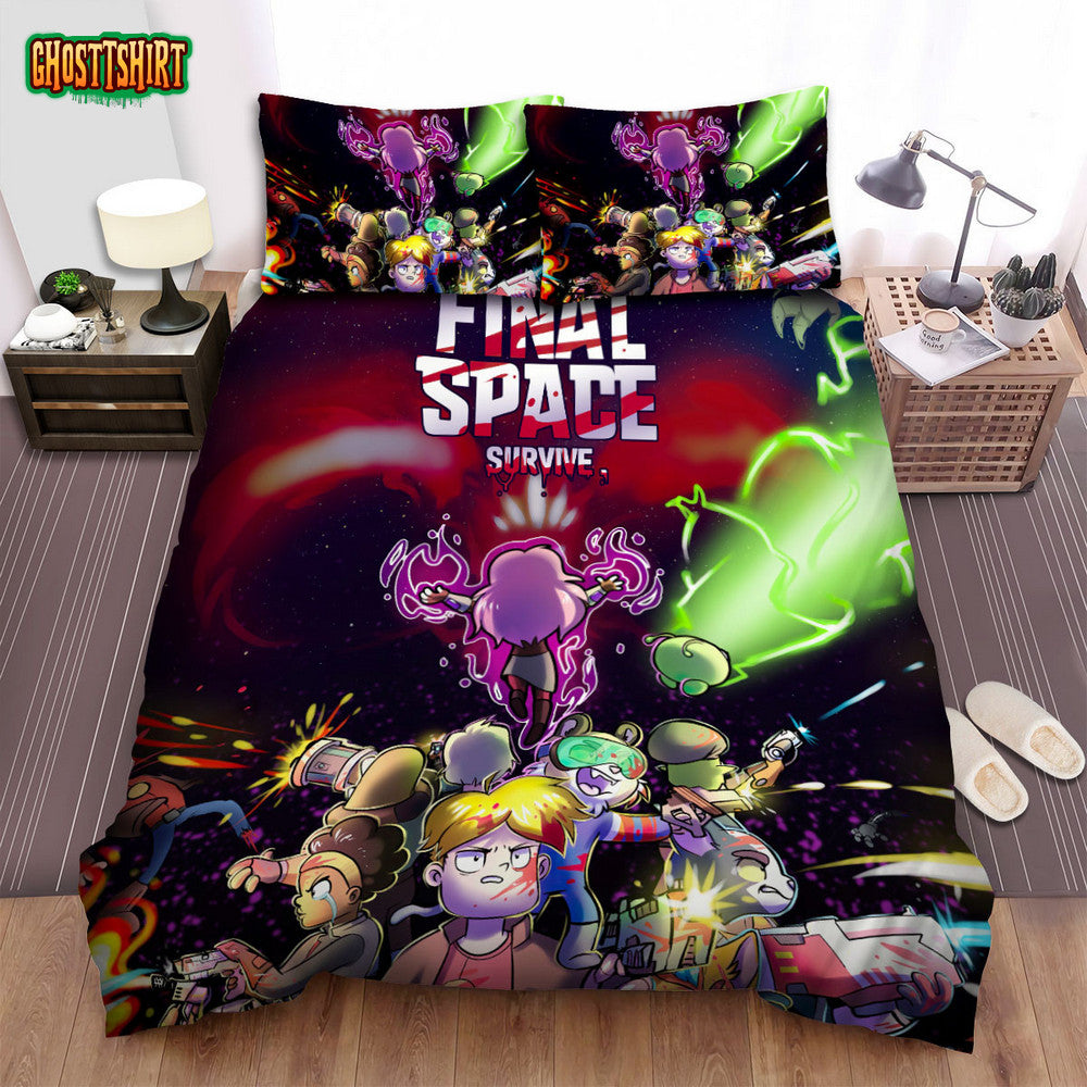 Final Space Movie Poster 11 Bed Sheets Spread Comforter Duvet Cover Bedding Set