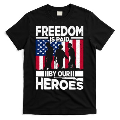 Freedom Is Paid By Our Heroes Memorial Day Gift T-Shirt