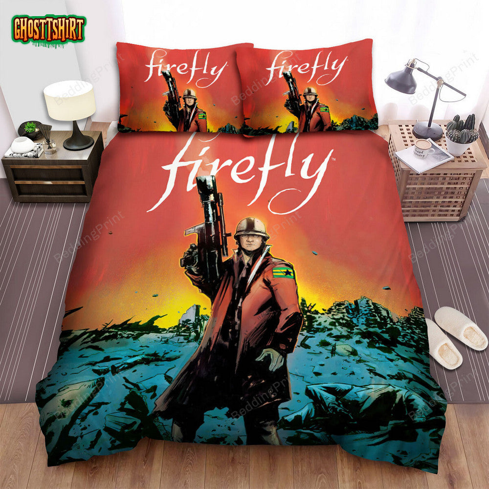 Firefly The Unification War Part Two Movie Poster Bed Sheets Duvet Cover Bedding Set