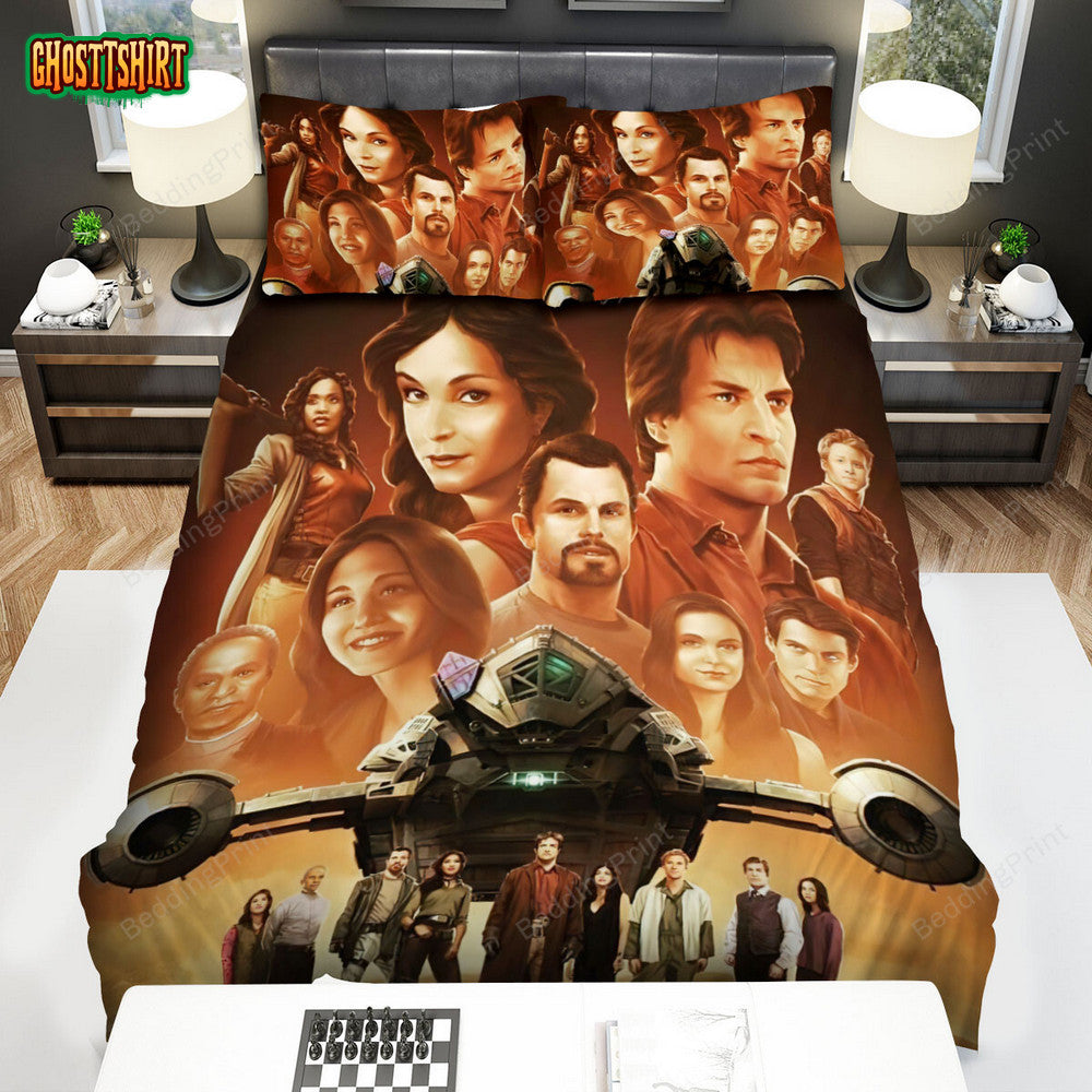 Firefly You Can't Take The Sky From Me Movie Poster Bed Sheets Duvet Cover Bedding Set