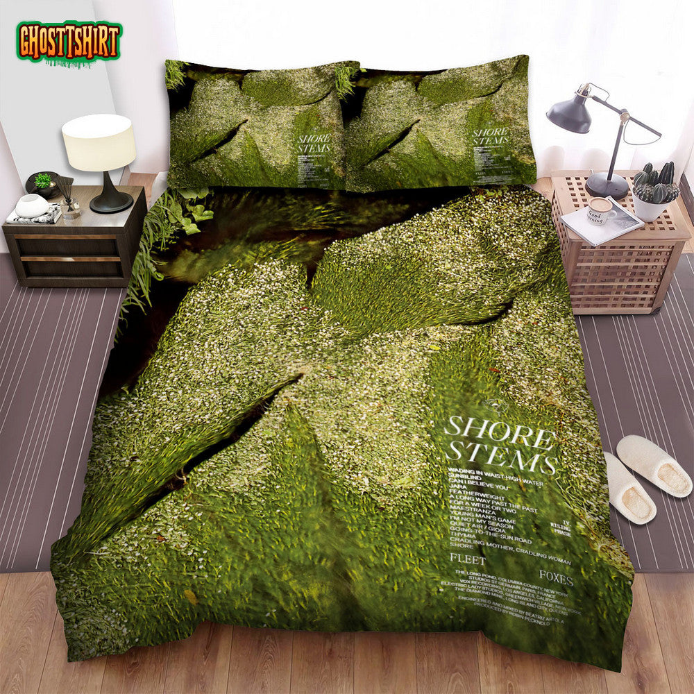 Fleet Foxes Band Shore Stems Album Cover Bed Sheets Spread Comforter Duvet Cover Bedding Set