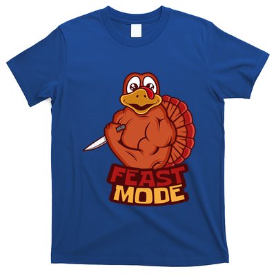 Feast Mode Thanksgiving Fitness Weight Traiining Gift T-Shirt