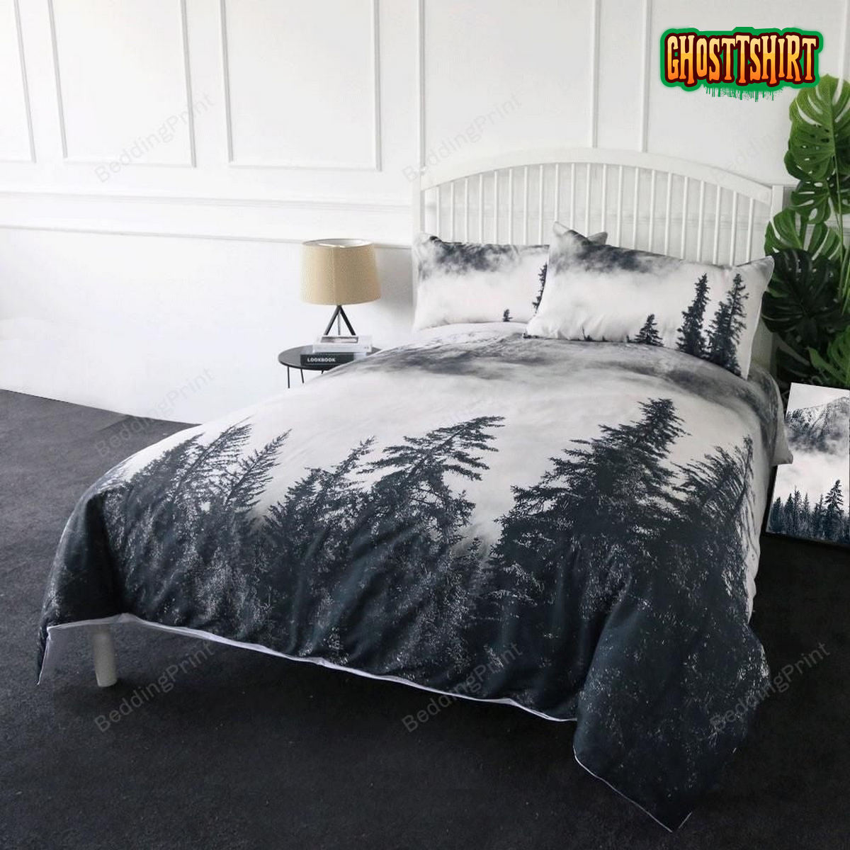 Foggy Mountain Bed Sheets Duvet Cover Bedding Set