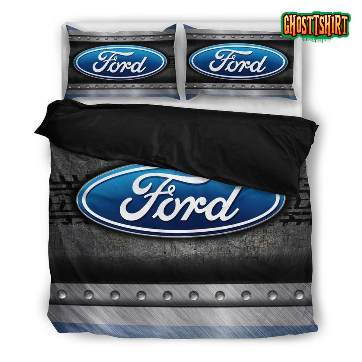 Ford Logo 3 Bedding Set
